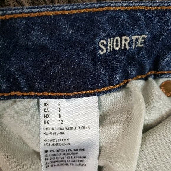 American Eagle SHORTIE Cutoff Jean Shorts - Picture 4 of 4